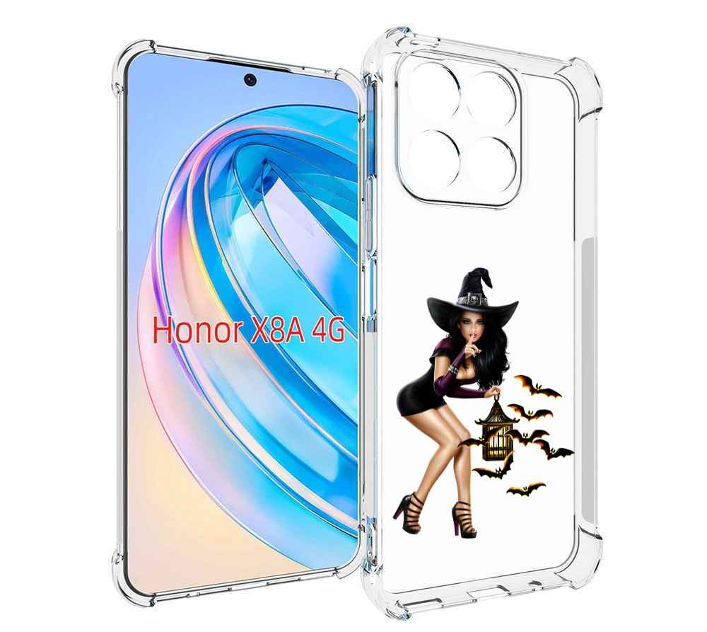 

Чехол MyPads девушка-ведьма женский для Honor X8a, Tocco