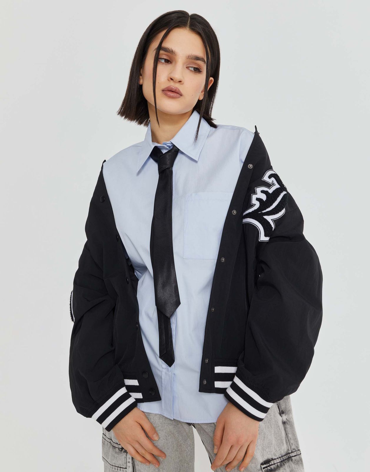 

Рубашка для девочки Gloria Jeans GWT003337 светло-синий 15-18л/170, GWT003337