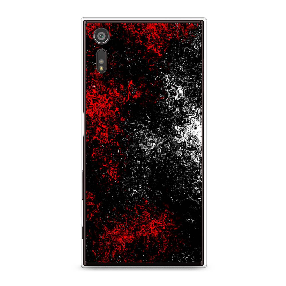 

Чехол для Sony Xperia XZ "Монотипия", Красный;черный;белый, 51450-3