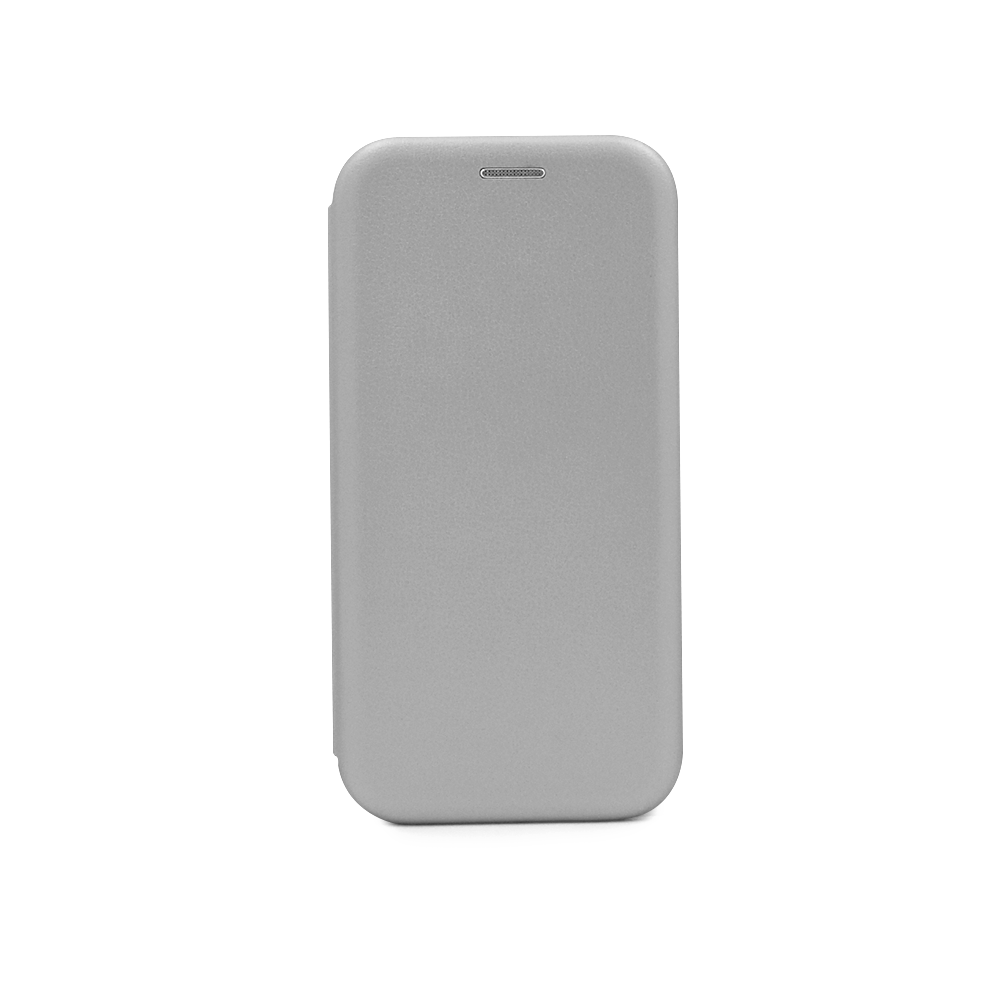 

Чехол-книжка из кожи PU на Huawei Y5 2019 / Honor 8S серый, FLPU690