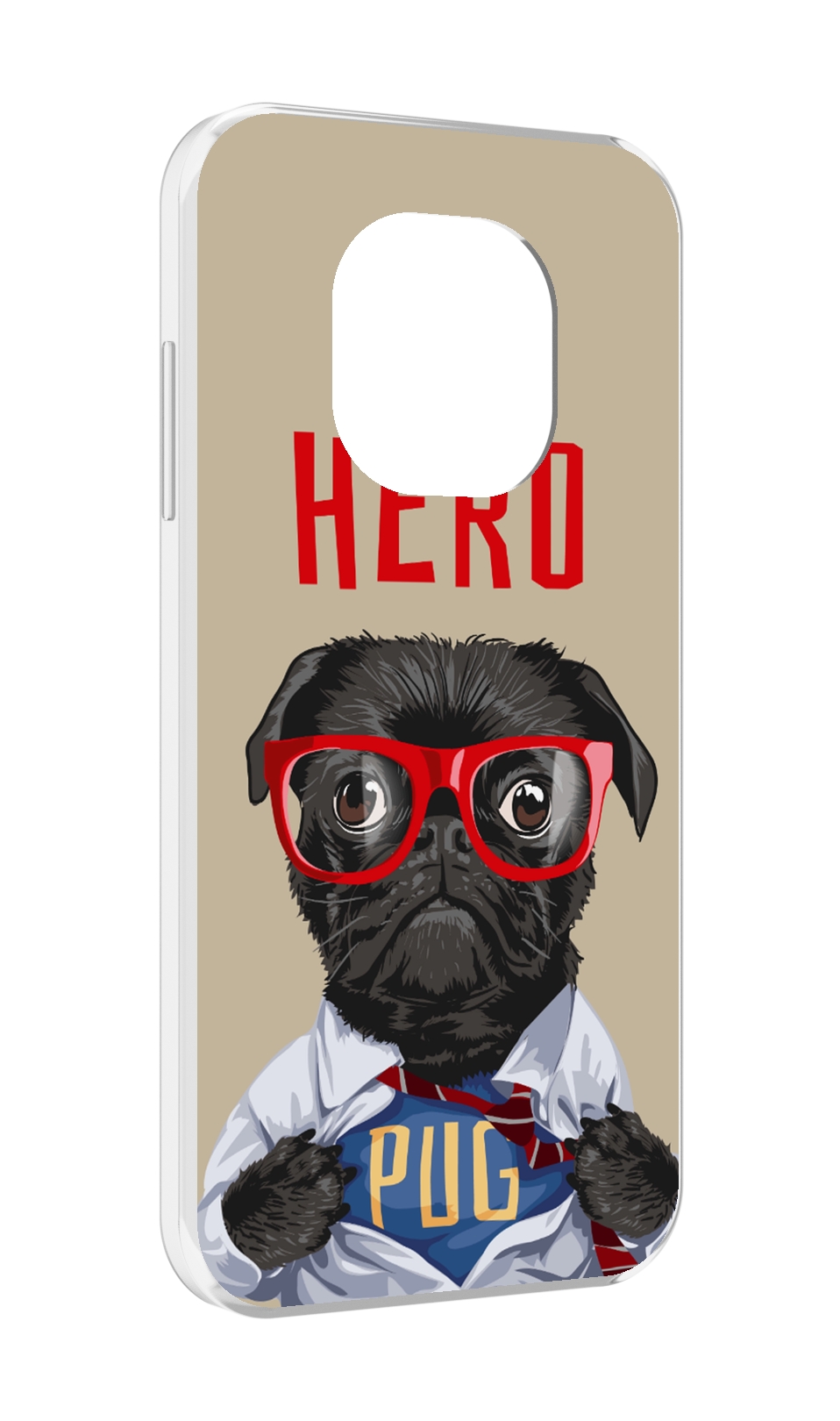 

Чехол MyPads Герой-PUG для Blackview BL8800 / BL8800 Pro, Прозрачный, Tocco