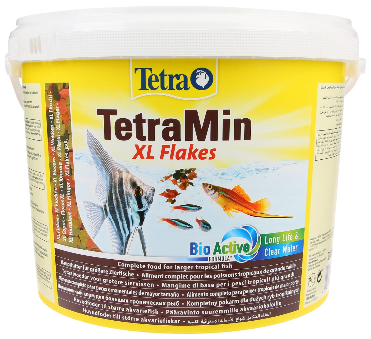 Корм для рыб Tetra TetraMin XL Flakes, крупные хлопья, 10 л