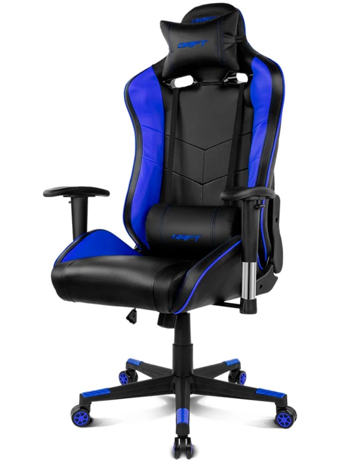 

Drift Кресло для геймеров Drift DR85 чёрный синий, Кресло для геймеров Drift DR85 чёрный синий