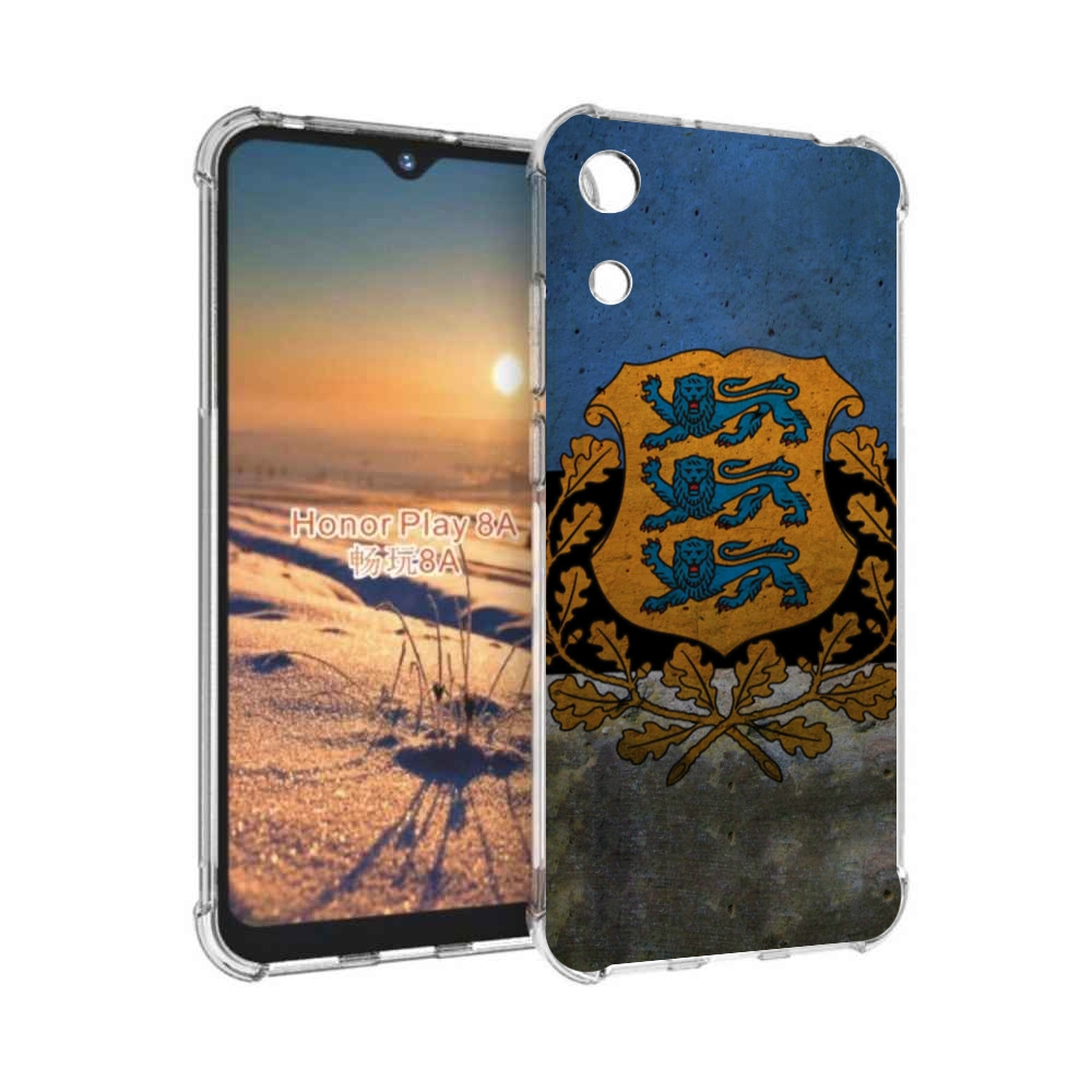 

Чехол бампер MyPads герб флаг эстонии для Honor 8A., Прозрачный, Tocco