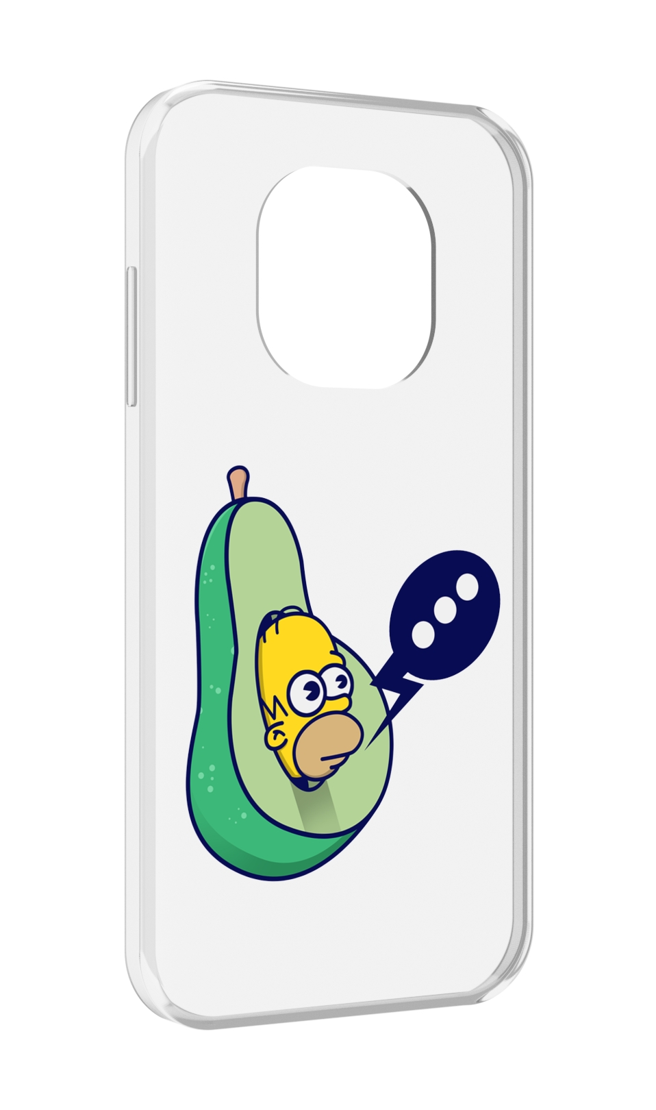 

Чехол MyPads Гомер-авокадо для Blackview BL8800 / BL8800 Pro, Прозрачный, Tocco