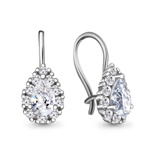 

Серьги из серебра TEO MAORI 840968А.5, фианит, 840968А.5