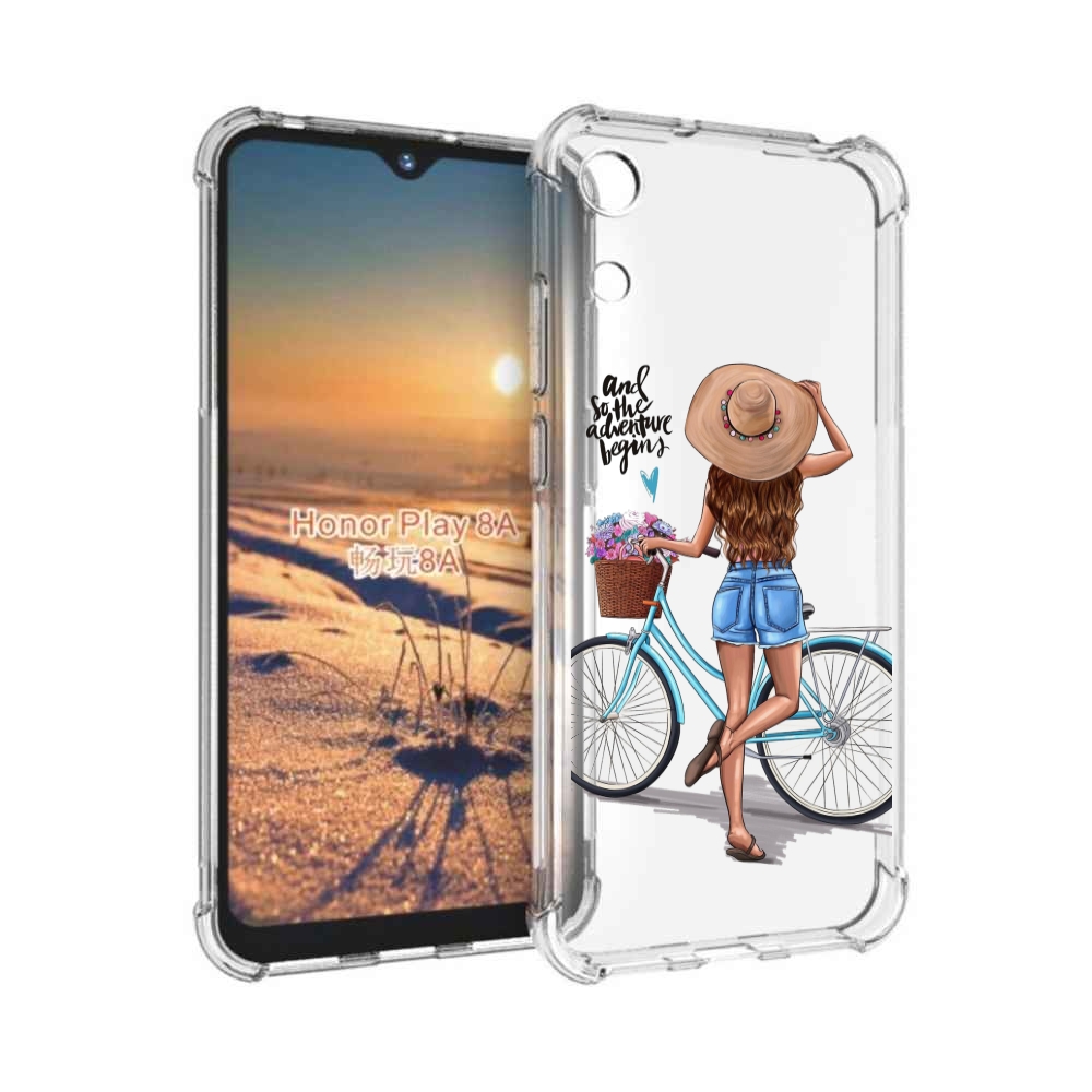 

Чехол бампер MyPads Adventure женский для Honor 8A, Прозрачный, Tocco