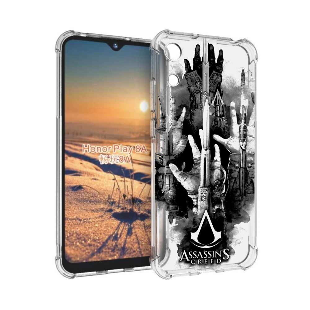 

Чехол бампер MyPads Assassin's Creed скрытый клинок для Honor 8, Прозрачный, Tocco