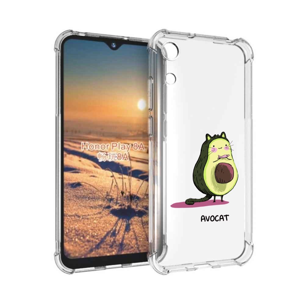 

Чехол бампер MyPads Avocat для Honor 8A, Прозрачный, Tocco