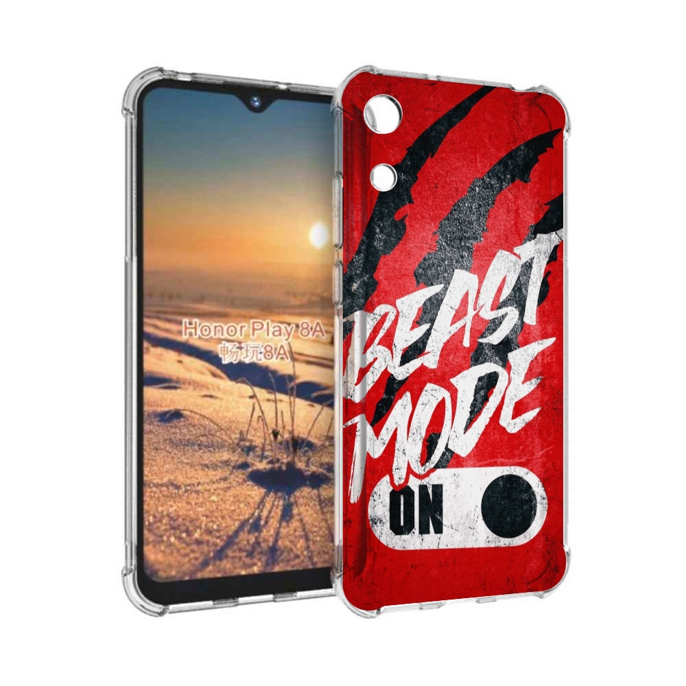 

Чехол Бампер Mypads Beast Inside You Для Honor 8A, Прозрачный, Tocco