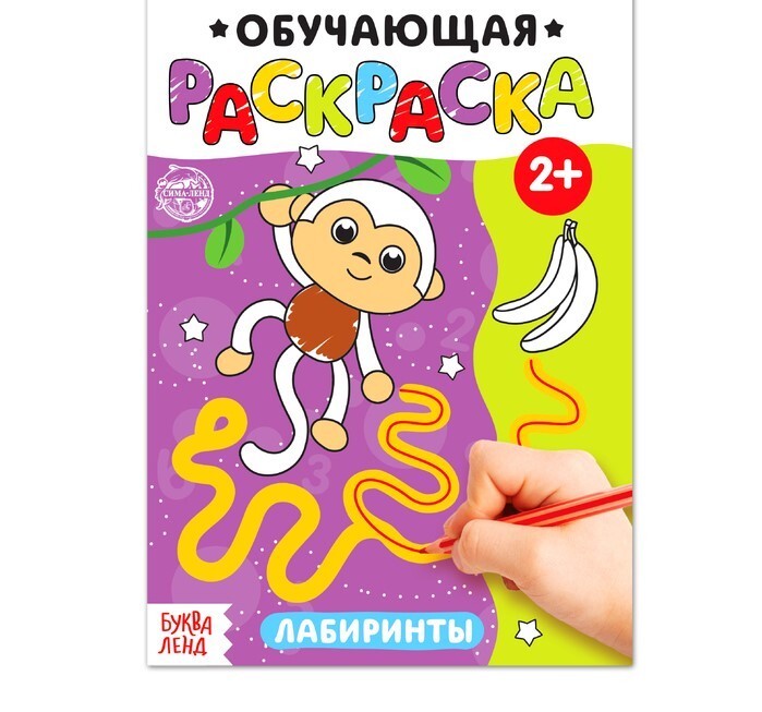 

Раскраска «Лабиринты», 12 стр.