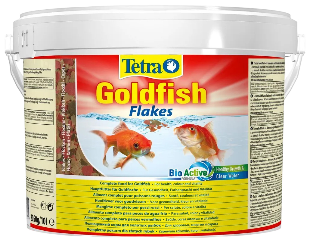 

Корм для рыб Tetra Goldfish Flakes, хлопья, 10 л