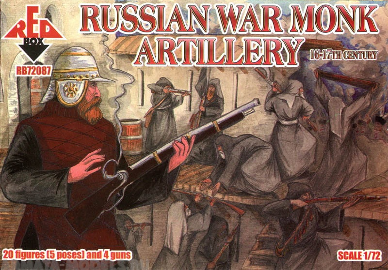 RB72087 Фигуры Russian War Monk Artillery 16-17 century