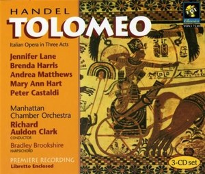 Handel - Tolomeo / J. Lane   B. Harris   A. Matthews   M.A. Hart   P. Castaldi