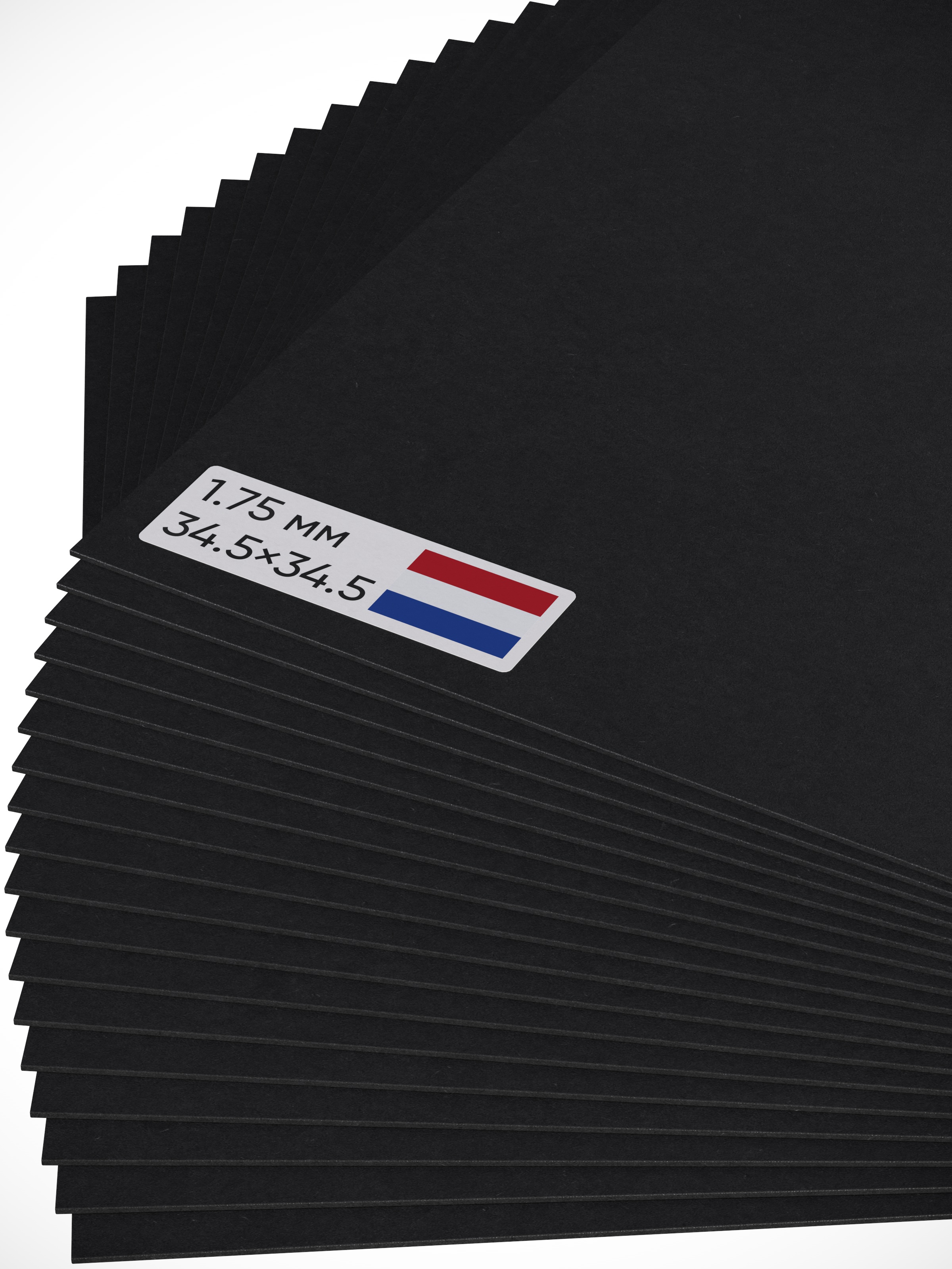

Картон для паспарту Eska чёрный 34.5×34.5см 1.75мм 1190г ×18, Чёрный 34.5×34.5см 1.75мм 1190г
