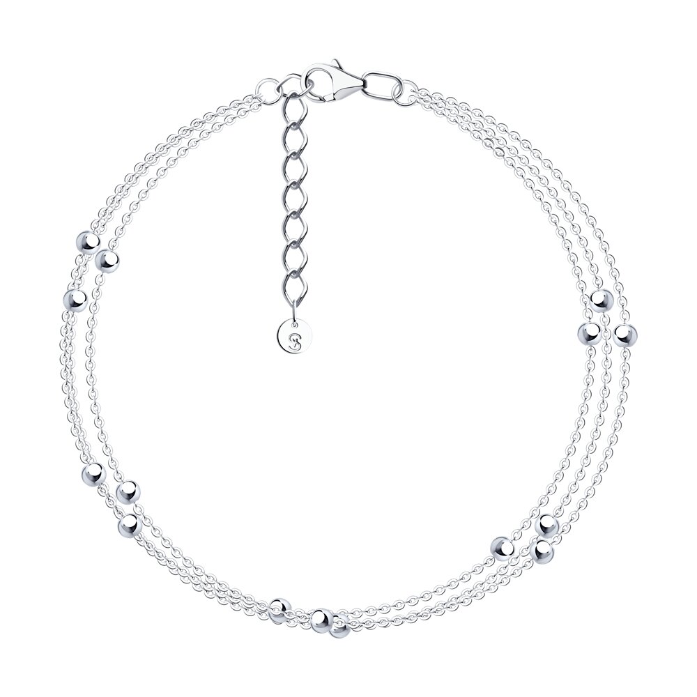 

Браслет из серебра р. 16 SOKOLOV 94051258, 94051258