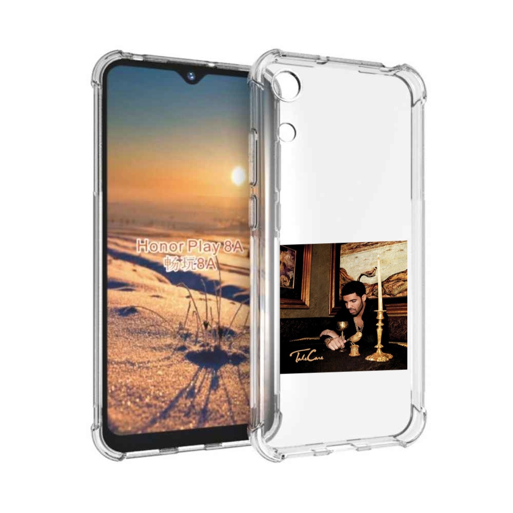 

Чехол бампер MyPads Drake - Take Care для Honor 8A, Прозрачный, Tocco