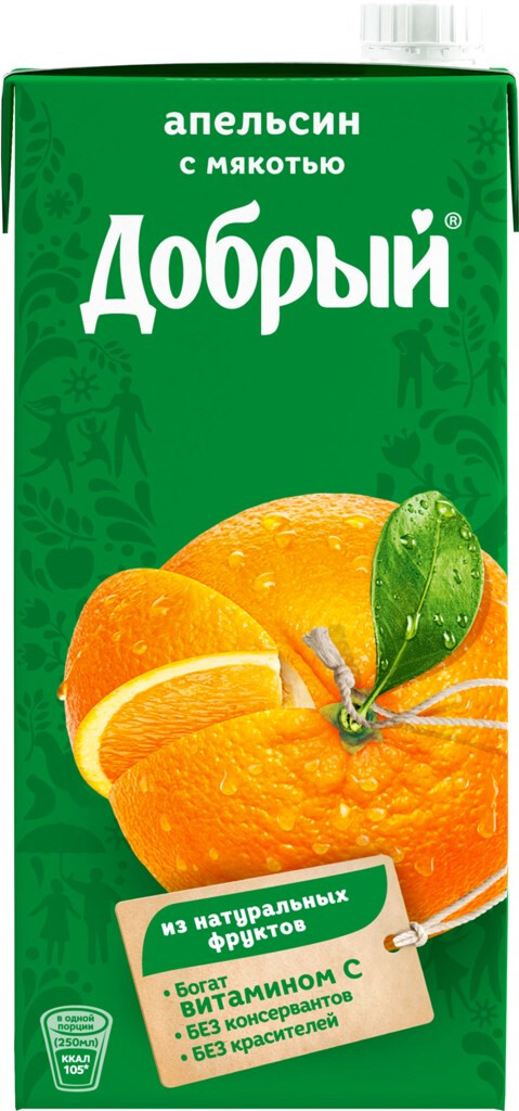 

Сокосодержащий напиток Dobryj Orange