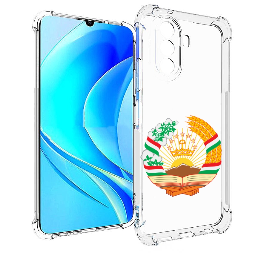 

Чехол MyPads герб-таджикистана для Huawei Nova Y70 / Nova Y70 Plus (MGA-LX9N), Прозрачный, Tocco