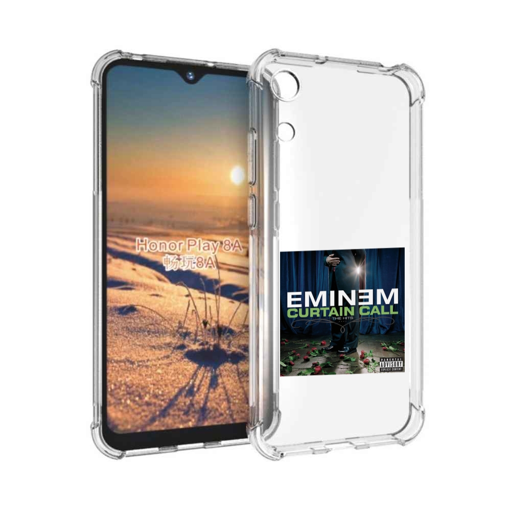 

Чехол Бампер Mypads Eminem Curtain Call, The Hits Для Honor 8A, Прозрачный, Tocco