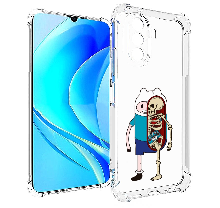 

Чехол MyPads Финн скелет для Huawei Nova Y70 / Nova Y70 Plus (MGA-LX9N) / Huawei Enjoy 50, Прозрачный, Tocco