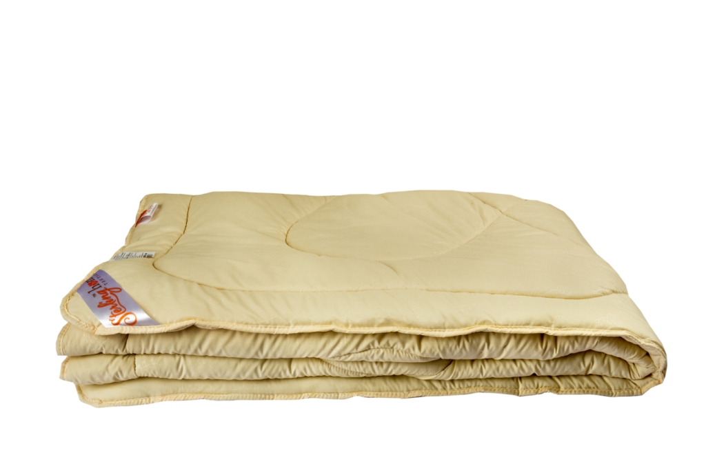 Одеяло Sterling Home Textile ОВЕЧЬЯ ШЕРСТЬ лёгкое 140x205 микрофибра 1,5 спальное
