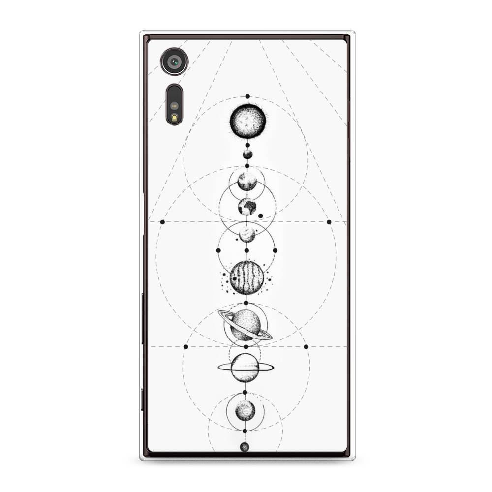 

Чехол для Sony Xperia XZ "Парад планет", Серый, 51450-2