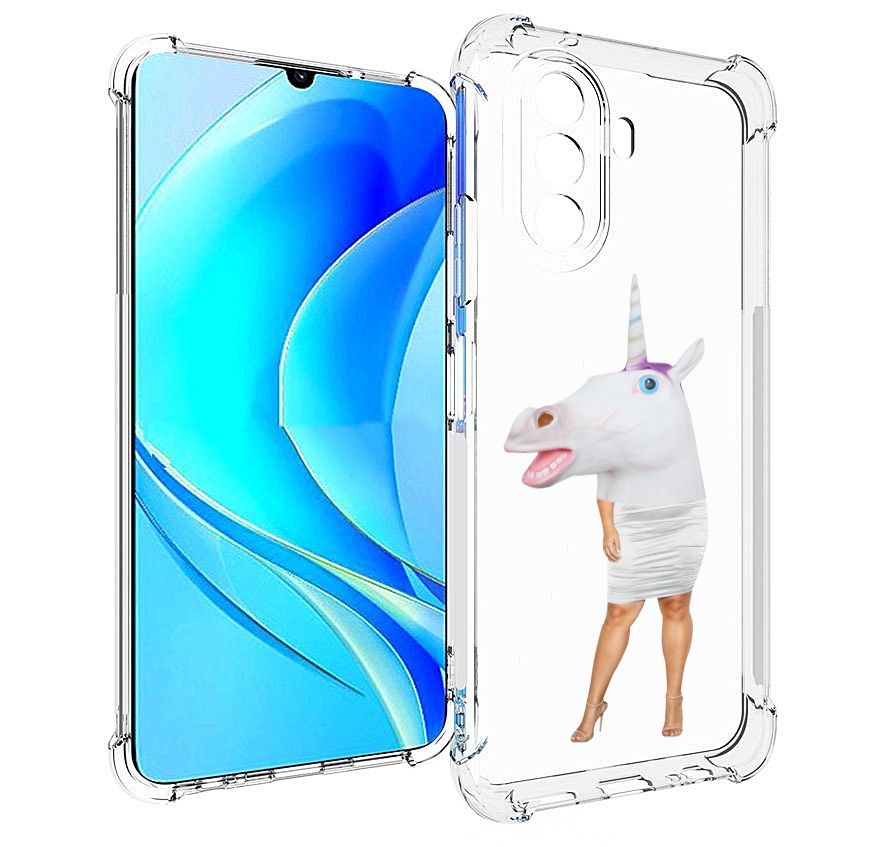 

Чехол MyPads голова-единорога для Huawei Nova Y70 / Nova Y70 Plus (MGA-LX9N), Прозрачный, Tocco
