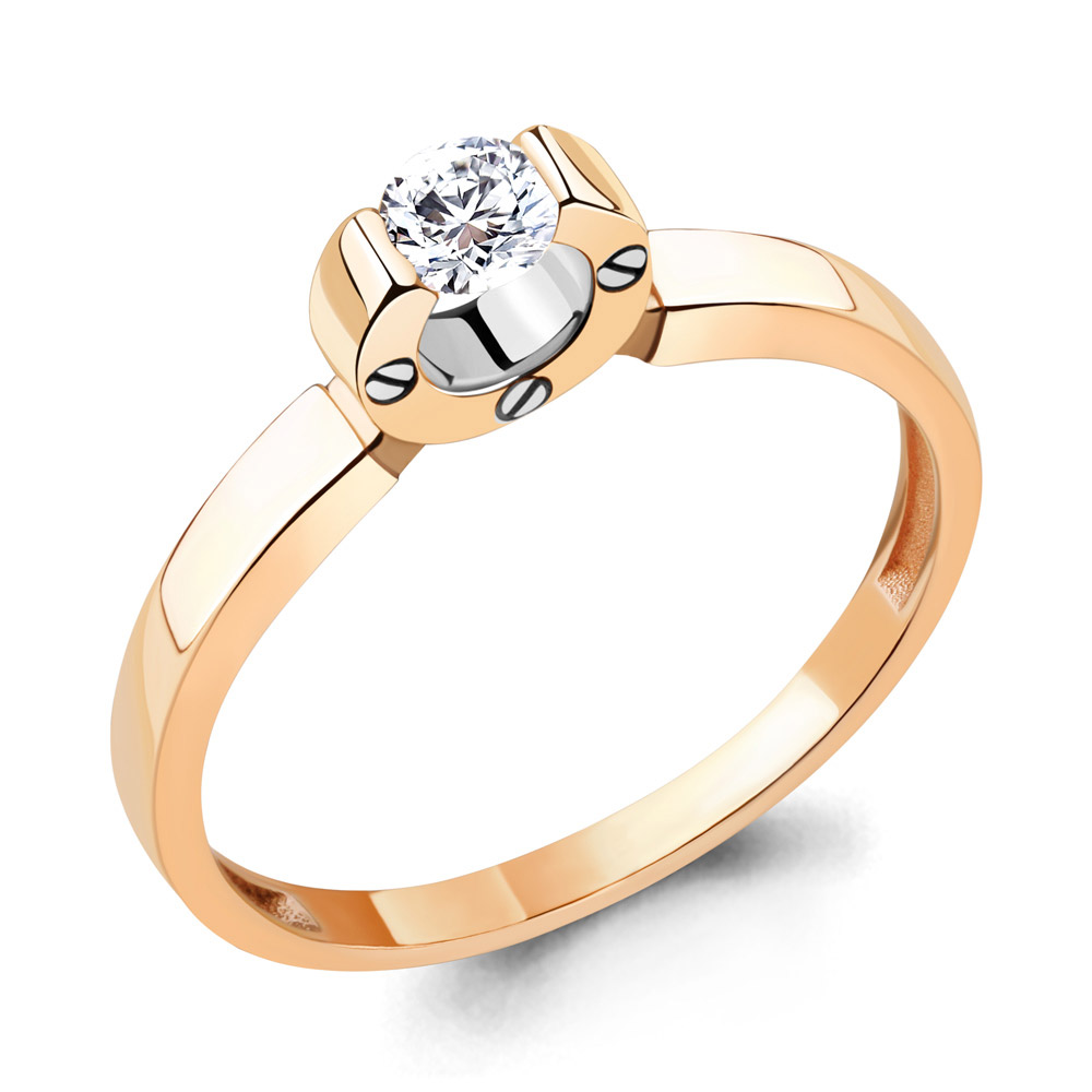

Кольцо из красного золота с бриллиантом Aquamarine Aquamarine 964056к_585_кз р, 964056к_585_кз