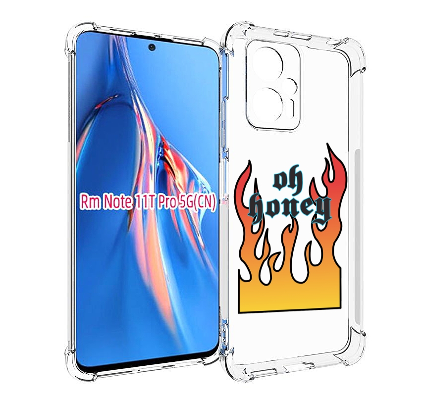 

Чехол MyPads красивое-пламя для Xiaomi Redmi Note 11T Pro / 11T Pro Plus / Poco X4 GT п..., Прозрачный, Tocco