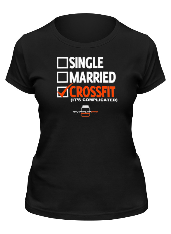 фото Футболка женская printio фитпит.рф - спортивное питание черная xl