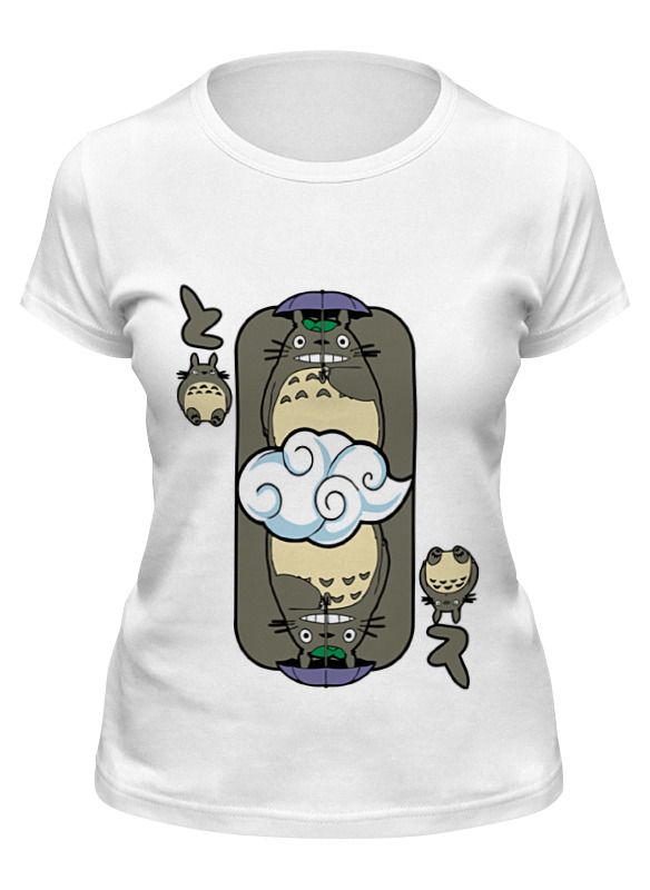 

Футболка женская Printio Totoro (тоторо) белая XL, Белый, Totoro (тоторо)
