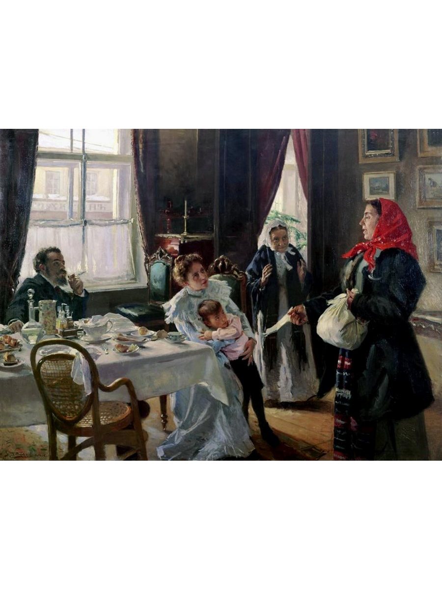 

Постер DRABS A2 Маковский Владимир Егорович Две матери. Мать приемная и родная