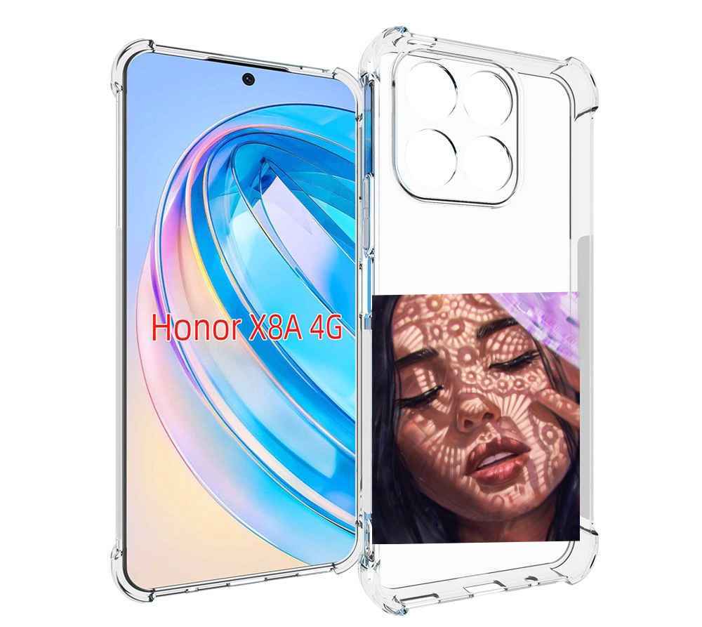 

Чехол MyPads девушка-под-кружевами женский для Honor X8a, Tocco