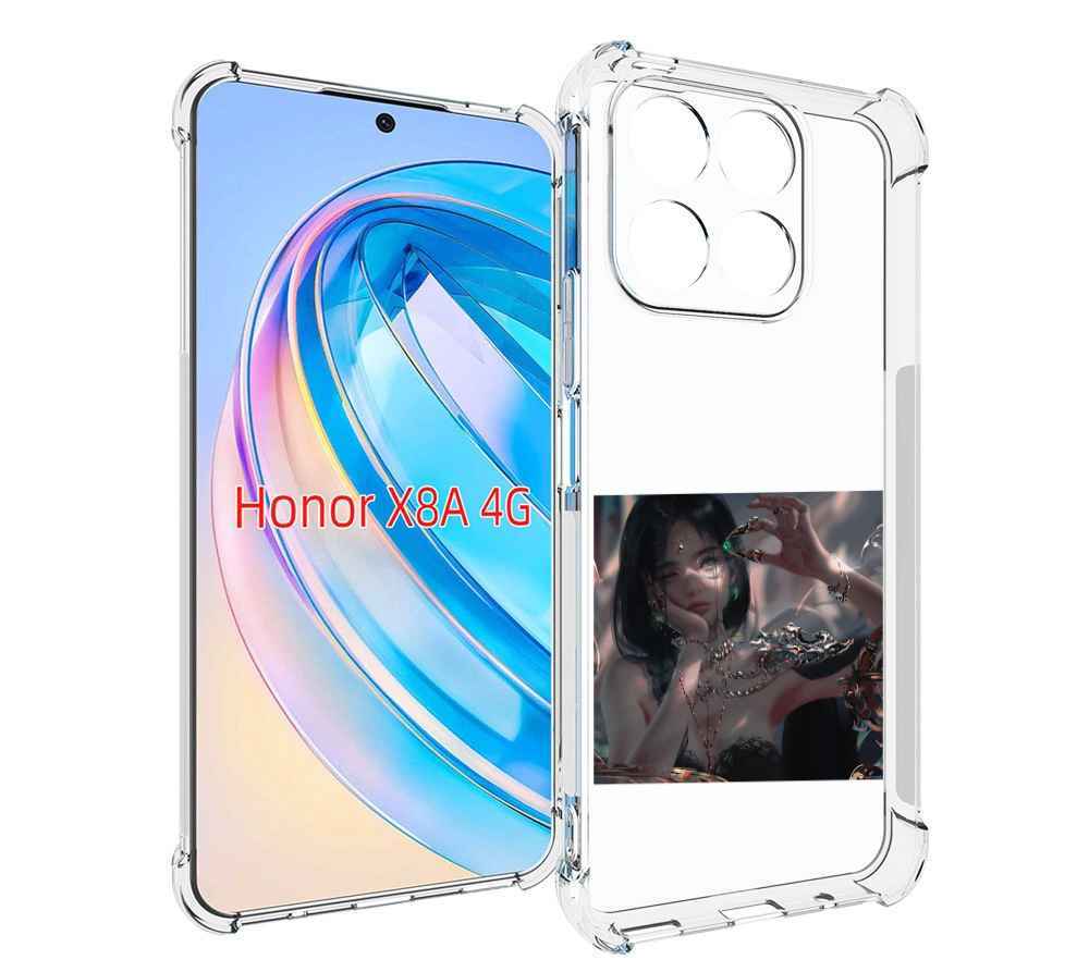 

Чехол MyPads девушка-с-алмазом для Honor X8a, Tocco