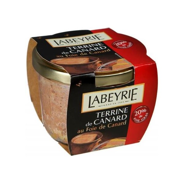 

Labeyrie, Rillettes de Canard au Foie de Canard (20%), glass