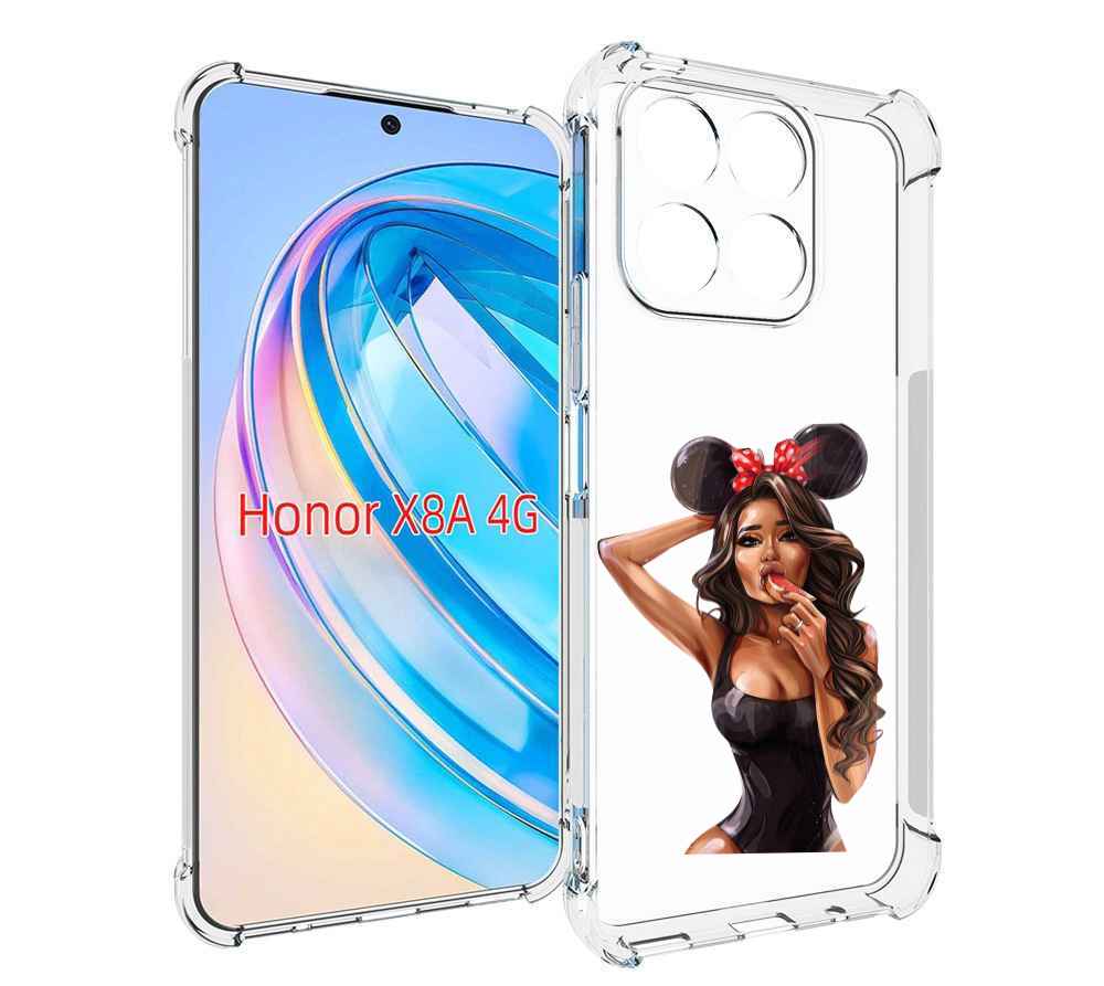 

Чехол MyPads девушка-с-грейпфрутом женский для Honor X8a, Tocco