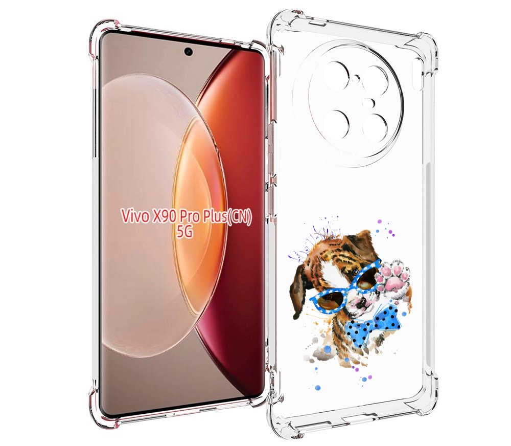 

Чехол MyPads лапочка для Vivo X90 Pro Plus, Прозрачный, Tocco