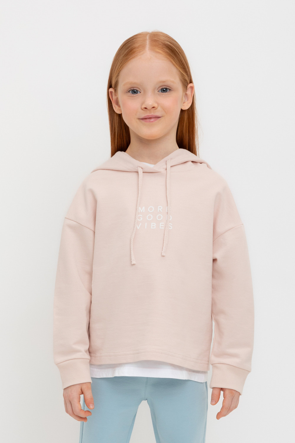 

Худи детское CROCKID М 3254-5, персиковый, 134, Бежевый, М 3254-5