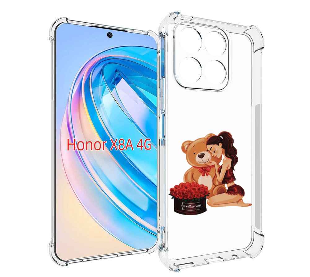 

Чехол MyPads девушка-с-подарками женский для Honor X8a, Tocco