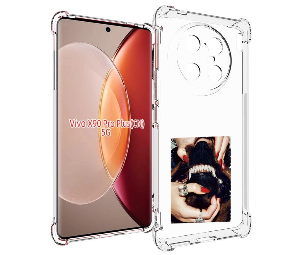 

Чехол MyPads маникюр для Vivo X90 Pro Plus, Прозрачный, Tocco