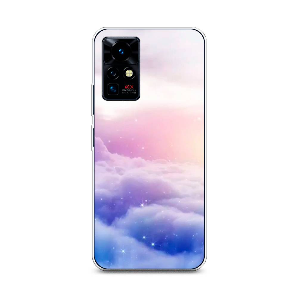 

Чехол на Infinix Zero X Pro "Небеса", Голубой;белый;розовый, 3101150-2