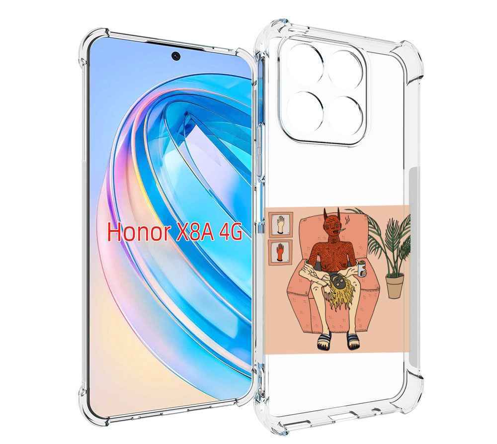 

Чехол MyPads девушка-сняла-кожу для Honor X8a, Tocco