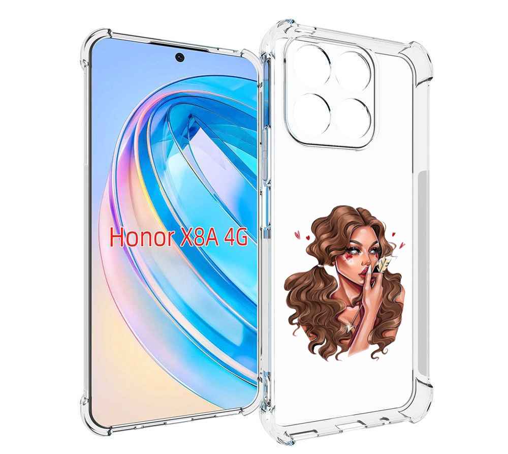 

Чехол MyPads девушка-со-стрелой женский для Honor X8a, Tocco