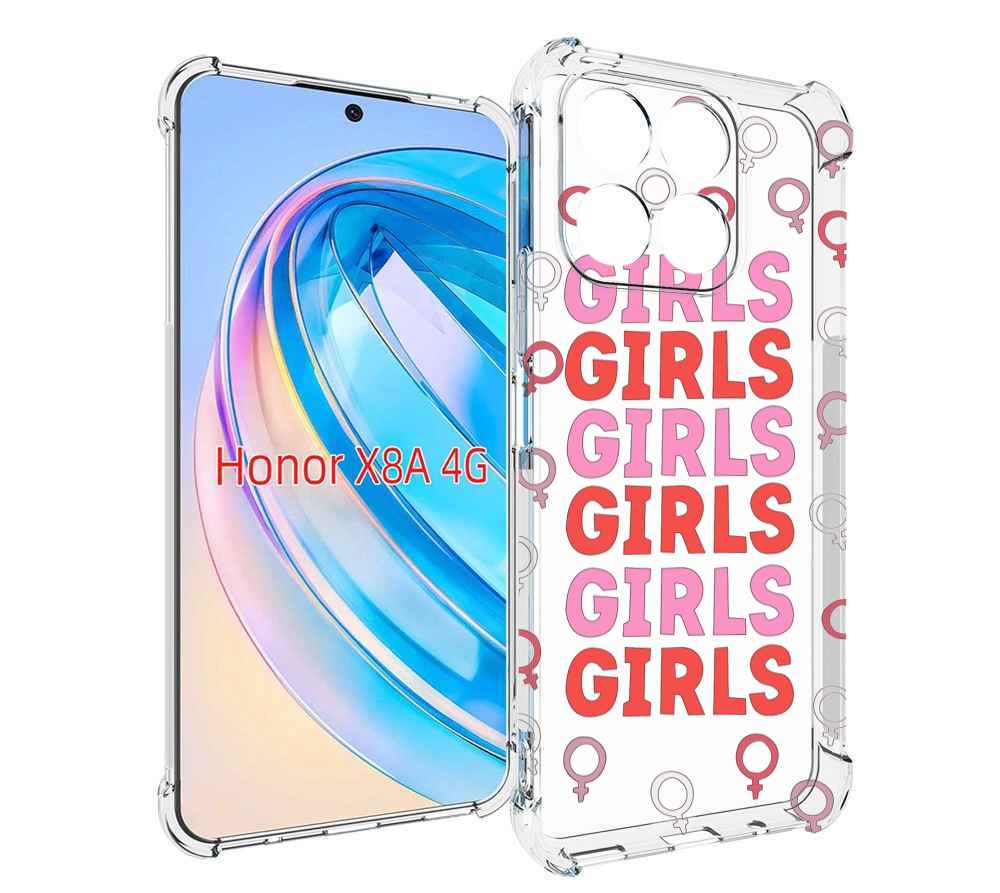 

Чехол MyPads девушки!!! женский для Honor X8a, Tocco