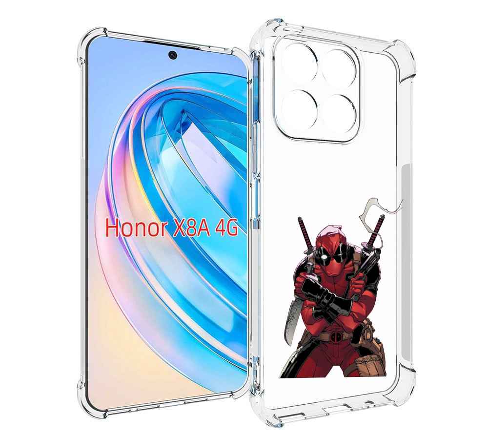 

Чехол MyPads дедпул-подмигивает для Honor X8a, Tocco