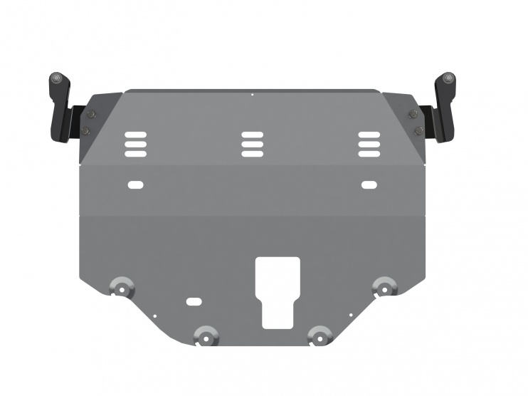 фото Защита картера и кпп sheriff на хендай соната 2017-2019, №2, алюминий 5мм, 10.3643
