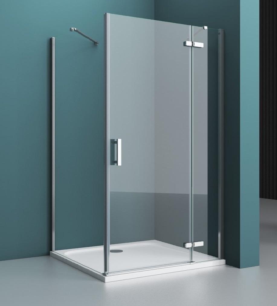 фото Belbagno душевое ограждение belbagno kraft-ah-12-90/100-c-cr-r 90x100 см