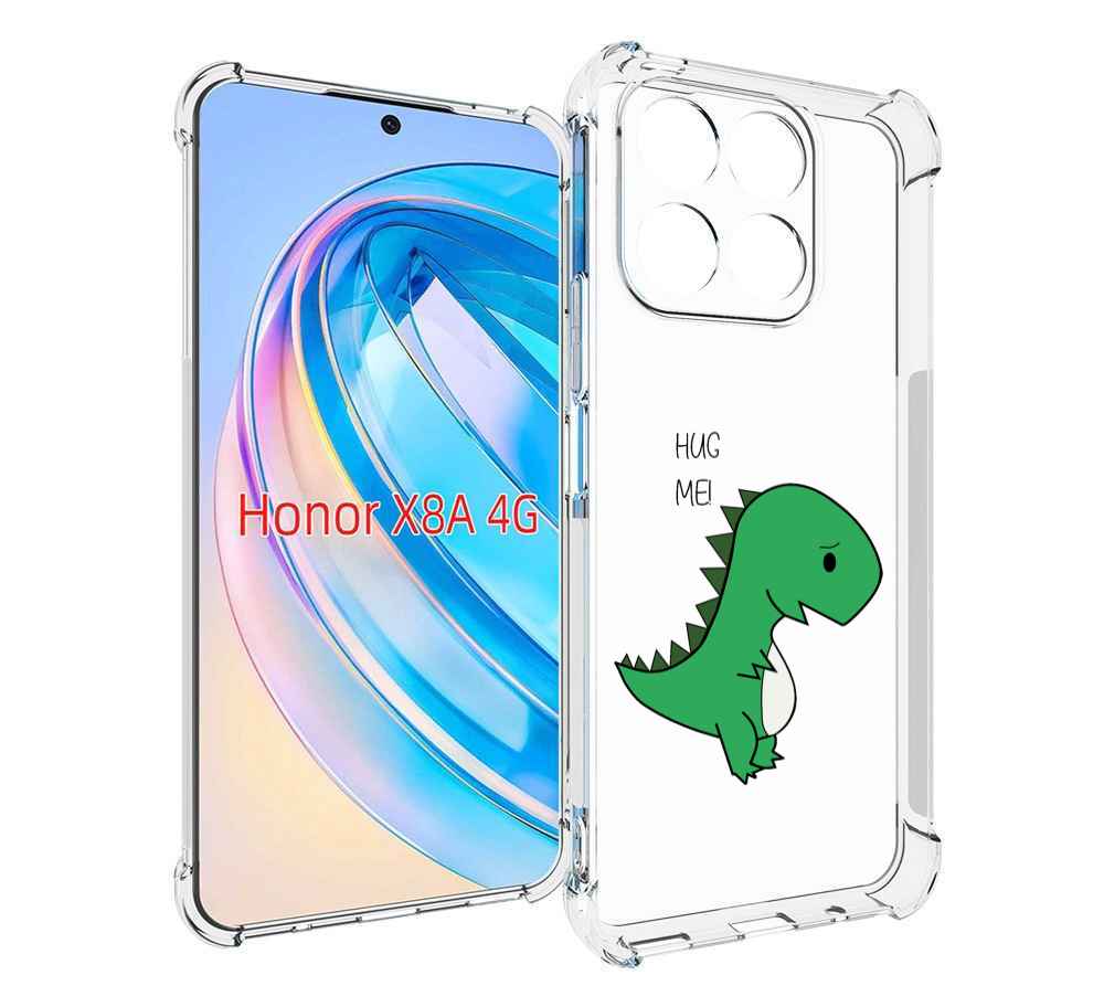 

Чехол MyPads динозаврик для Honor X8a, Tocco