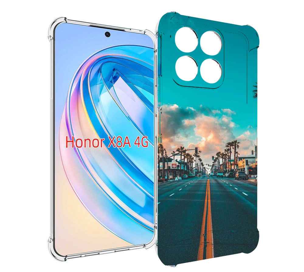 

Чехол MyPads дорога-в-лос-анджелес для Honor X8a, Tocco